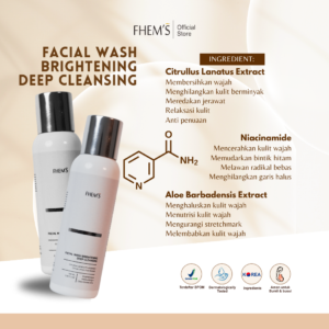 Facial Wash Brightening Deep Cleansing