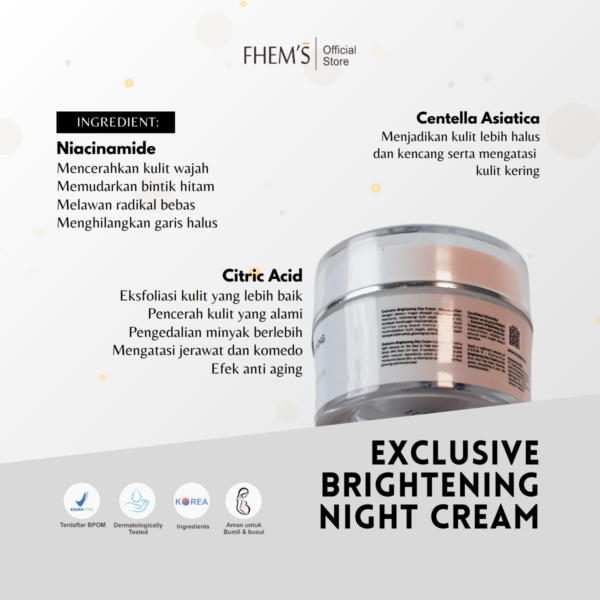 Exclusive Brightening Night Cream